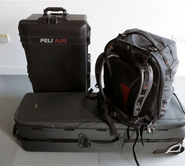 Kit bags for videography